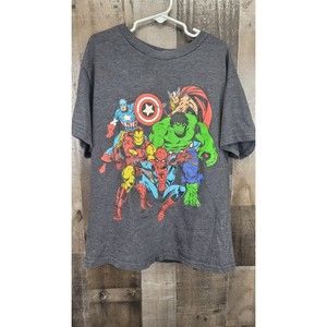 Marvel Characters Kids Tee Shirt Size Large 10-12